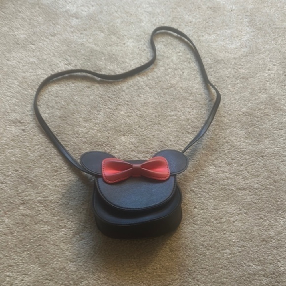 Kids Black and Red Bow Bag